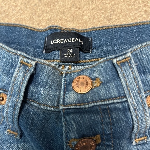 Jcrew jeans high rise short size 24 - Picture 2 of 6